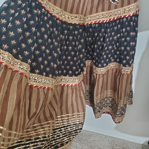 Bollywood Indian Pakistani Kurthi Sharara Dupatta - Picture 10 of 12